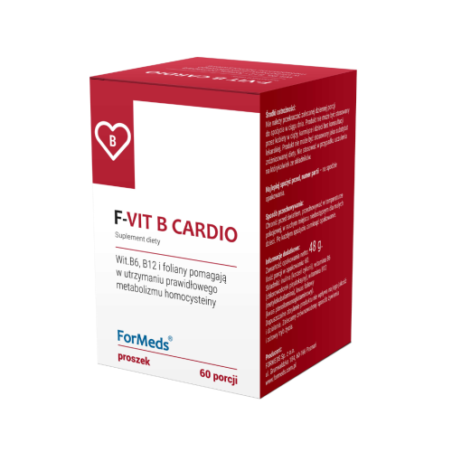 ForMeds F-Vit B Cardio 48 g / Krew, Układ nerwowy, Dla Wegan
