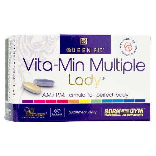 Olimp Queen Fit Vita-Min Multiple Lady 60 Tabletek / Odporność, włosy, skóra, paznokcie