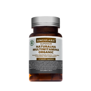 Singularis Naturalna Multiwitamina Organic kapsułki 30-60  / energia, niedobór żelaza, łamliwość paznokci 