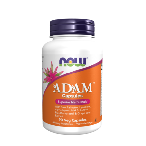 NOW Foods ADAM Multi-Vitamin for Men 90 vegekaps  / system krwionośny, system nerwowy, witaminy dla mężczyzn