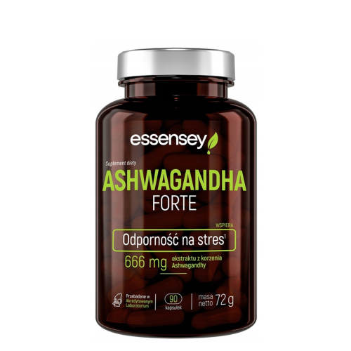 Essensey Ashwagandha Forte - 90 kaps / Stres, Relaks, Samopoczucie