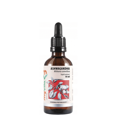 MYVITA Ashwagandha Krople 50 ml/ Stres, Regeneracja, Odporność