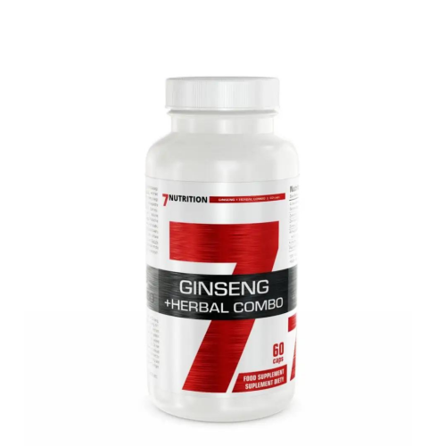 7Nutrition Ginseng + herbal combo 60 caps / zmęczenie, stres, dla aktywnych, sportowcy, przemęczenie