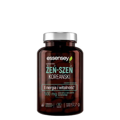 Essensey Żeń-Szeń Koreański 90 kaps / zmęczenie, odporność, stres, rekonwalescencja
