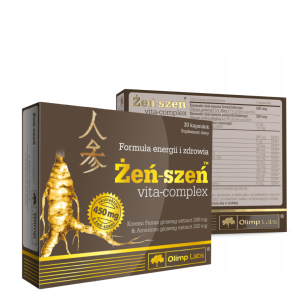 OlimpLabs Żeń-szeń vita-complex - 30 kaps / zmęczenie, odporność, sprawność fizyczna  