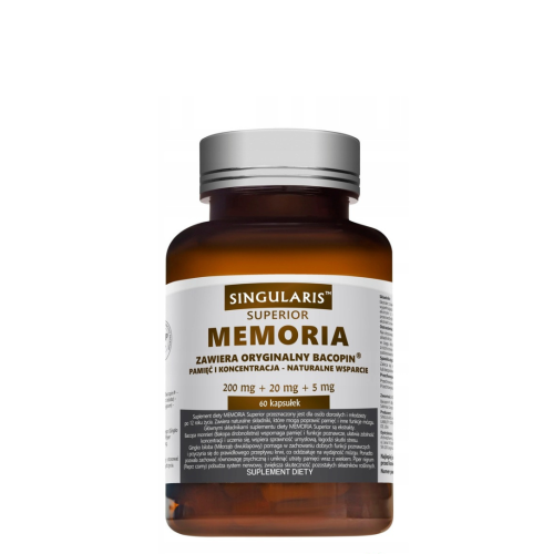 Singularis Memoria 60 kapsułek / pamięć, koncentracja, mózg, umysł