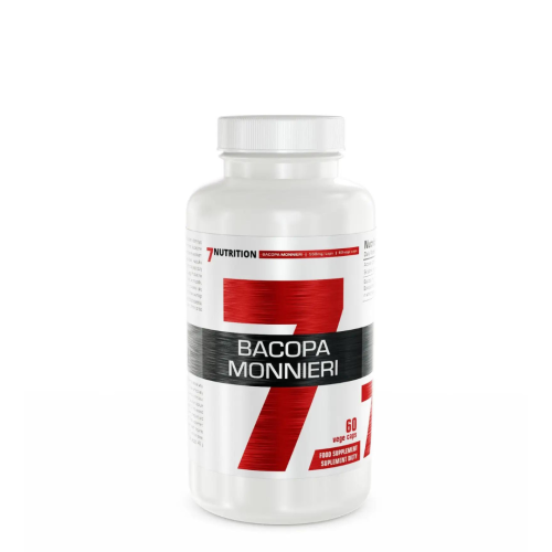 7Nutrition Bacopa monnieri 60caps / układ nerwowy, mózg, pamięć, funkcje poznawcze, zdrowie psychiczne