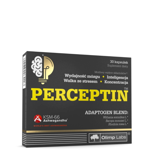 Olimp Labs Perceptin 30 Kaps / pamięć krótkotrwała,pamięć długotrwała, umysł, koncentracja, funkcje poznawcze, stres, wydajność mózgu, inteligencja
