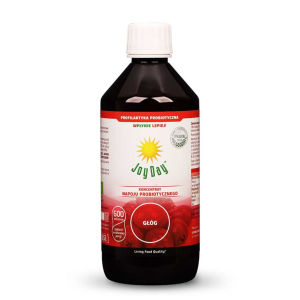 Joy Day EKO Koncentrat napoju probiotycznego Głóg 500 ml / jelita, stres, serce, odporność, układ krwionośny, naczynia krwionośne