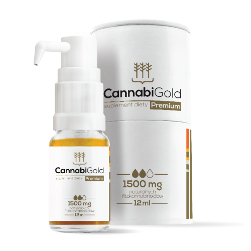 CannabiGold Classic 1500 mg /samopoczucie, sen, wyciszenie, rozluźnienie, stres, przemęczenie