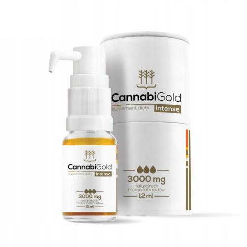 CannabiGold Classic 3000 mg /samopoczucie, sen, wyciszenie, rozluźnienie, stres, przemęczenie