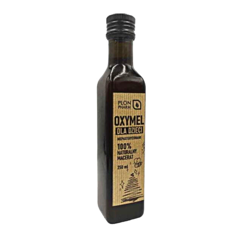 Plon Pharm Oxymel macerat dla dzieci 250ml / odporność, przeziębienie, kaszel, katar, grypa