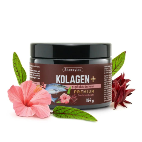 Skoczylas Kolagen + pięć składników PREMIUM / Kości Stawy Chrząstki Regeneracja Wzmocnienie Odbudowa