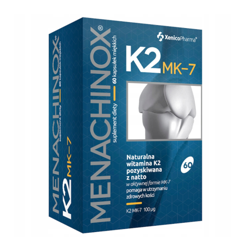 XenicoPharma Menachinox K2 60 kaps./ Kości, Stawy, Zęby