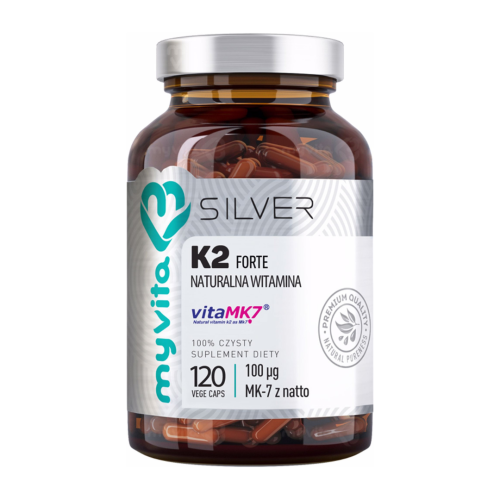 MyVita Witamina K2 MK-7 Silver 120 kapsułek/ Kości, Stawy, Zęby