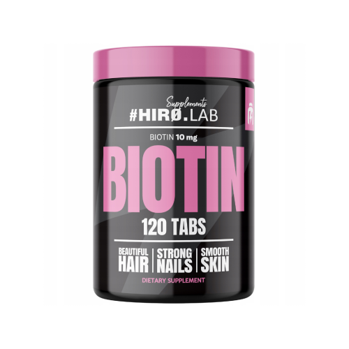 Hiro.Lab Biotyna 120 tabletek / włosy, skóra, paznokcie