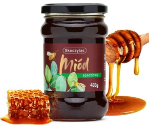 Skoczylas Miód Spadziowy 400g "Królewski" - prawdziwy, naturalny