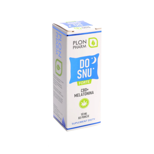 Plon Pharm Do snu forte 10ml CBD + Melatonina /sen, wyciszenie, rozluźnienie, stres, przemęczenie