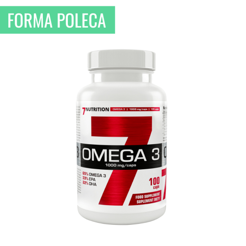 7Nutrition OMEGA 3 -200 kaps Układ Krwionośny Obniżenie trójglicerydów