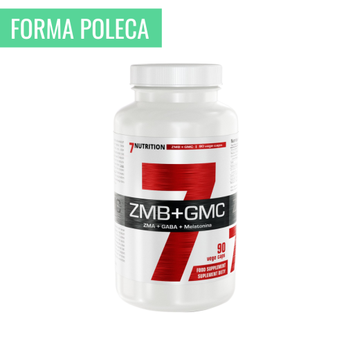 7Nutrition ZMB + GMC 90 vege caps/ ZMA+GABA + Melatonina / Na sen, testosteron, regeneracja