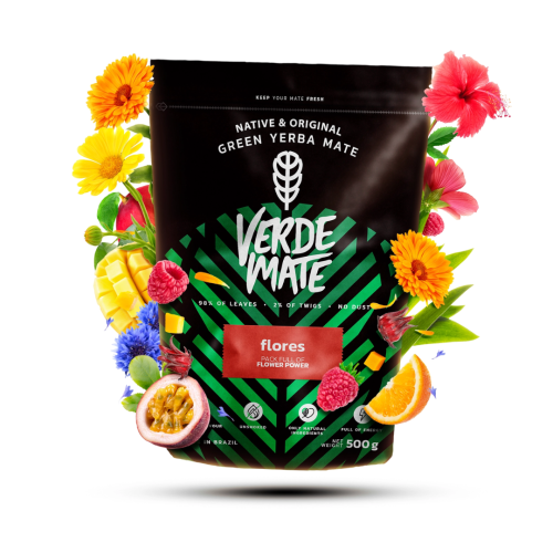 Yerba Verde Mate Green Flores 0,5 kg / Pobudzenie Energia Naturalne