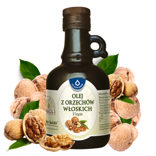 Oleofarm Olej z orzechów włoskich 250 ml / serce, mózg, skóra, omega-3