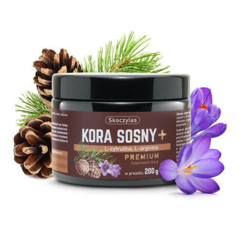 Skoczylas Kora sosny + L-cytrulina + L-arginina PREMIUM /Ciśnienie, Serce