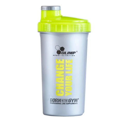 shaker_change_your_life_Shaker Olimp CHANGE YOUR LIFE 700 ml zielony, limonkowy, srebrny, siwy