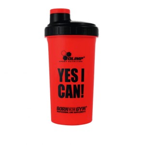 Shaker Olimp "Yes I Can!" 700 ml czarny, czerwony
