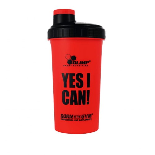 Shaker Olimp "Yes I Can!" 700 ml czarny, czerwony