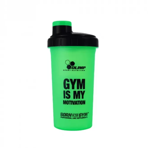 Shaker Olimp "Gym Is My Motivation" 700 ml czarny, zielony