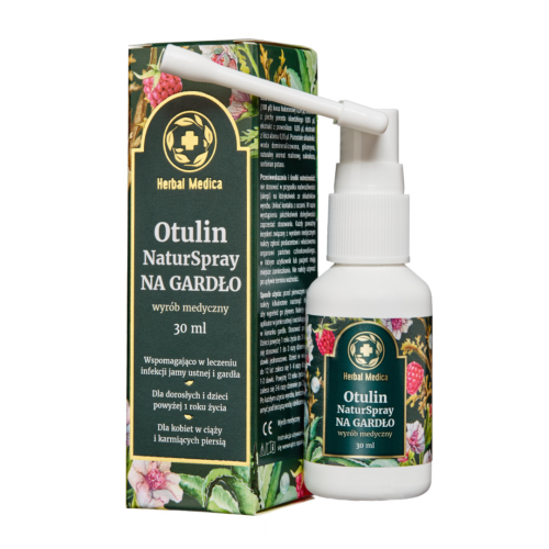Herbal Medica Otulin naturspray na gardło 30ml /na gardło, chrypa, podrażnione gardło, kaszel