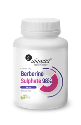Aliness Siarczan Berberyny 400 mg na cukier dla cukrzyka