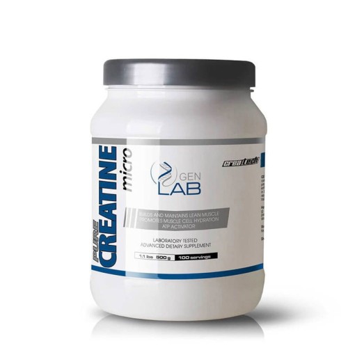 Genlab Pure Creatine Micro 500g kreatyna na siłę na masę.jpg