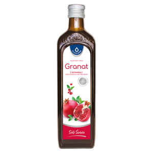 Oleofarm Granat z witaminą C SOK 100%  490 ml / Serce, układ krążenia, choroby sercowo-naczyniowe,  naczynia krwionośne