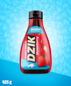 WK Dzik Sos Zero Dzik Truskawkowy 425 ml