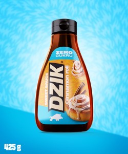 WK Dzik Sos Zero Dzik Cinnamon Roll 425ml