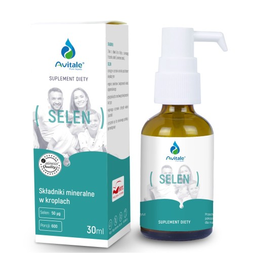 Alines Krople Avitale, Selen ( L-selenometionina) 50µg, 30 ml sklep www.wformie.eu.jpg
