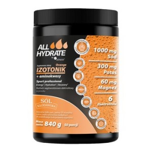 Aliness AllHydrate Izotonik Orange + Aminokwasy 840g