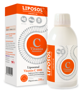 Aliness Liposomalna Witamina C 250ml pomarańczowy smak