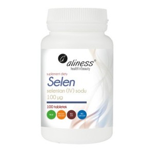 ALINESS Selen, Selenian (IV) sodu 100ug, 100ug VEGE tab