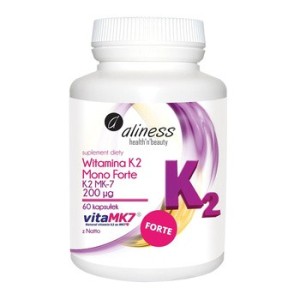 Aliness, Witamina K2 MONO Forte 200mcg, 60 kaps.