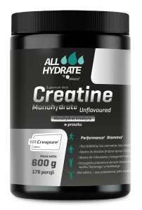 Aliness AllHydrate, Creatine (Creapure®) 600g, 176porcji