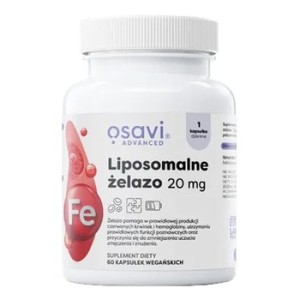 Osavi Liposomalne Żelazo 20mg - 60 vegan caps