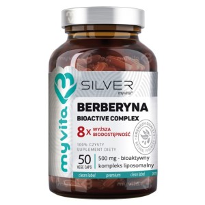 My Vita SILVER PURE 100% Berberyna bioactive - 50 kap.