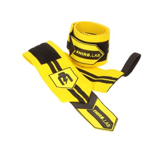 Hiro.Lab Wrist Wrap Rubber Logo New Yellow