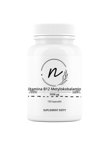 NaturePRO Witamina B12 Metylokobalamina 5000 mcg 100 kapsułek 