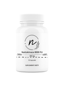 NaturePro  Nattokinaza 8000 FU (z 400 mg ekstraktu) 50 kapsułek 