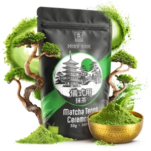 Mary Rose – Japońska Herbata Zielona Matcha Tenno BIO Ceremonialna 50 g 