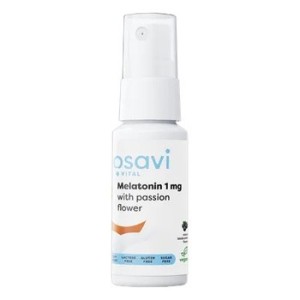 Osavi Melatonina z Passiflorą Spray Doustny, 1mg (Czarna Porzeczka) - 25 ml.